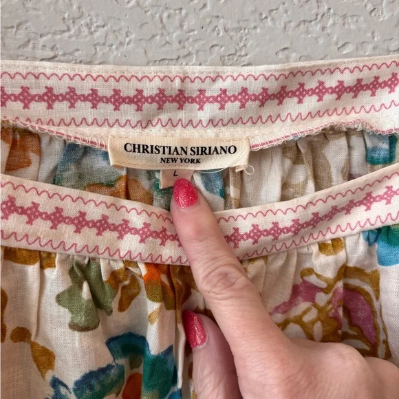 Christian Siriano Multicolor Floral Blouse - Picture 4 of 6